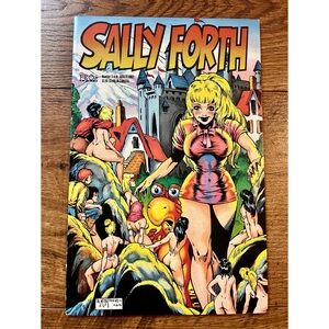 Vtg 93 Sally Forth No.3 Adult Comic Book Wallace Wood Eros Comix Blonde Woman